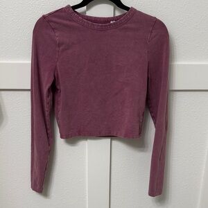 Eat. PAC Chic Long Sleeve Purple Top